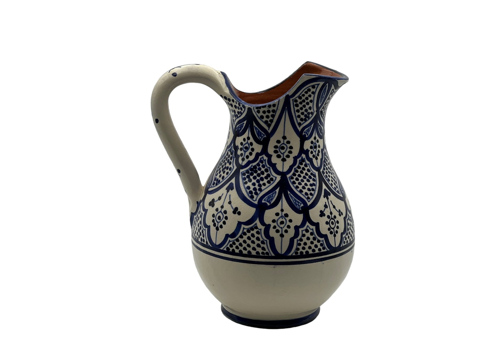 Handcrafted Clay Pottery Carafe – Natural Pigments - 3