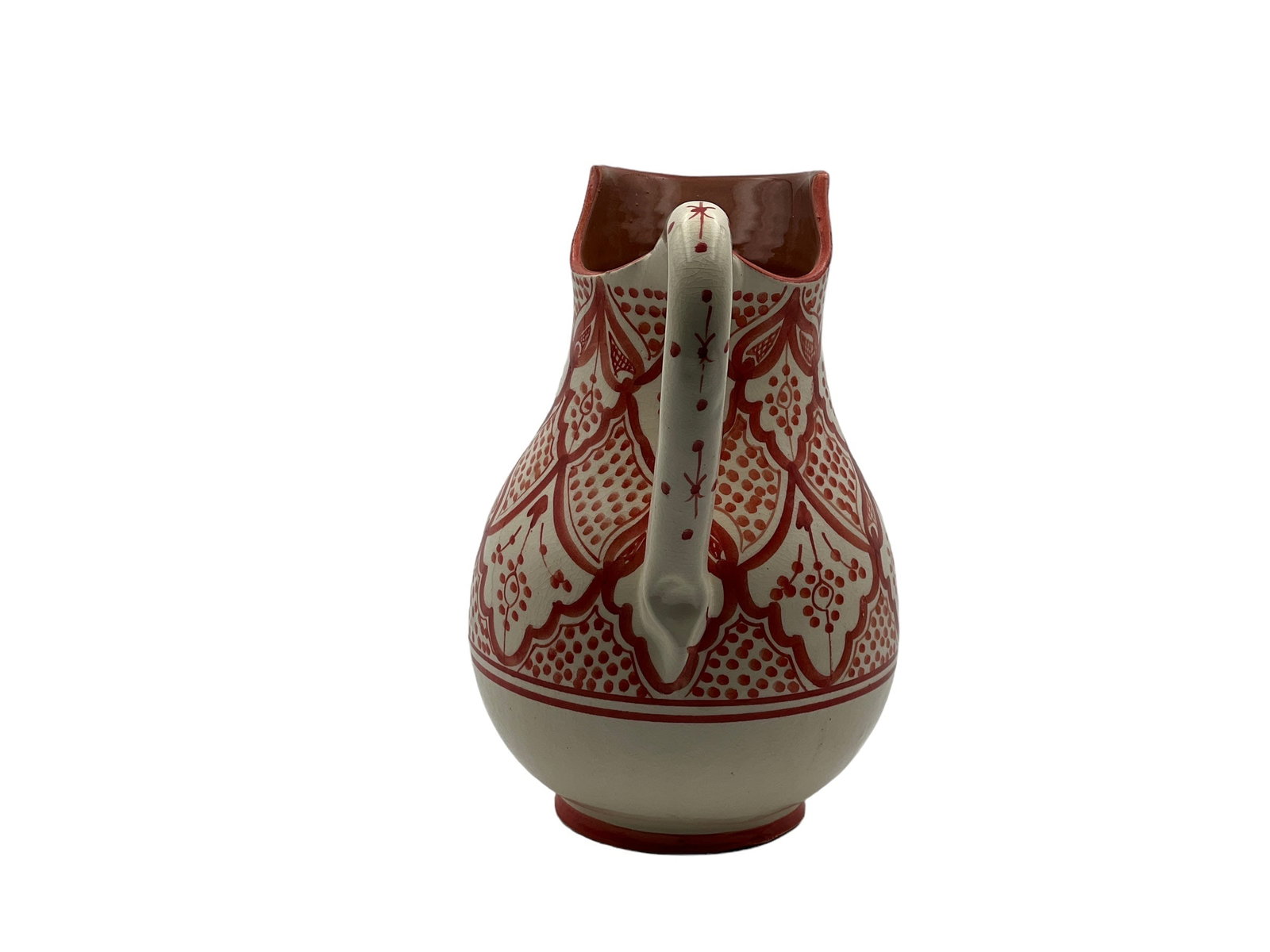 Handcrafted Clay Pottery Carafe – Natural Pigments - 6