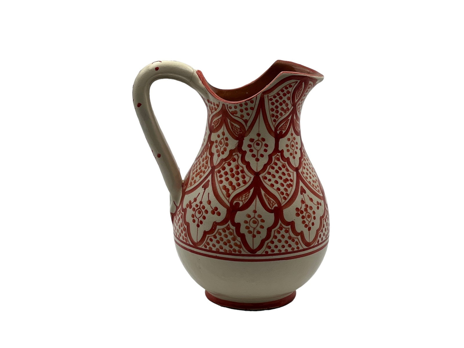 Handcrafted Clay Pottery Carafe – Natural Pigments - 7