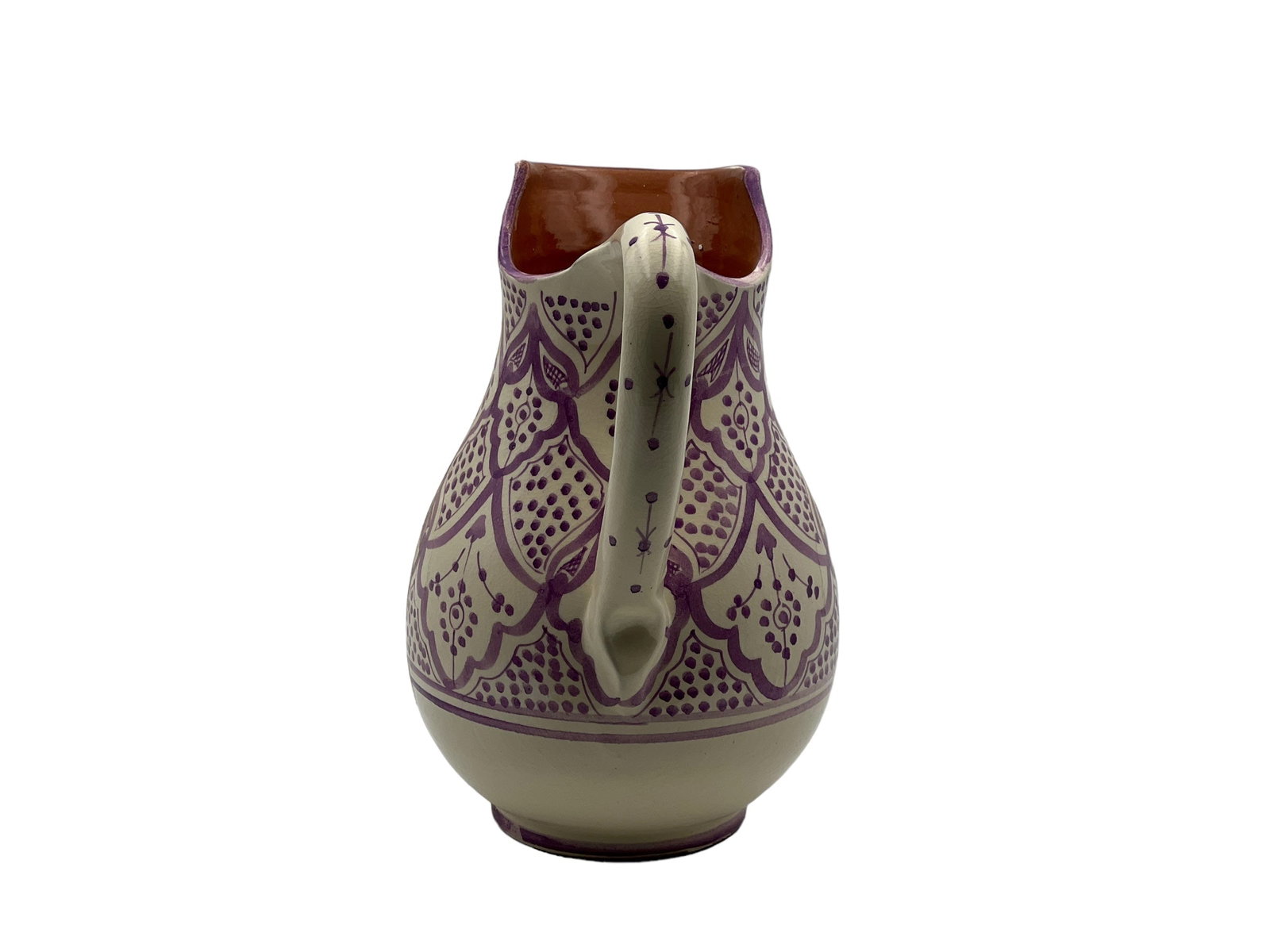 Handcrafted Clay Pottery Carafe – Natural Pigments - 9