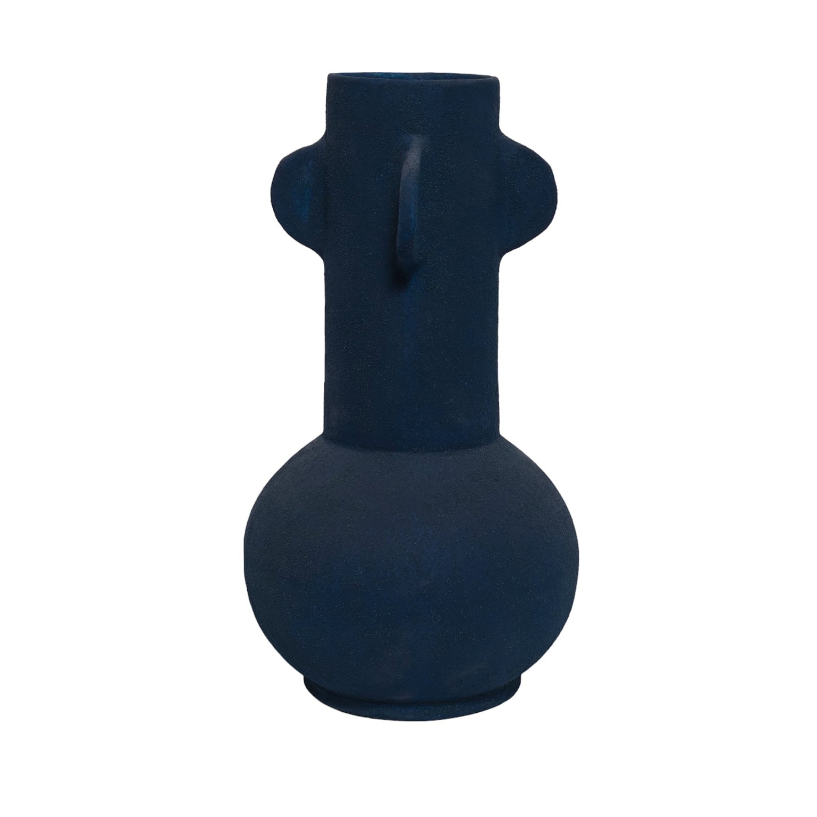 Modern Handcrafted Terracotta Cylinder Vase - 3