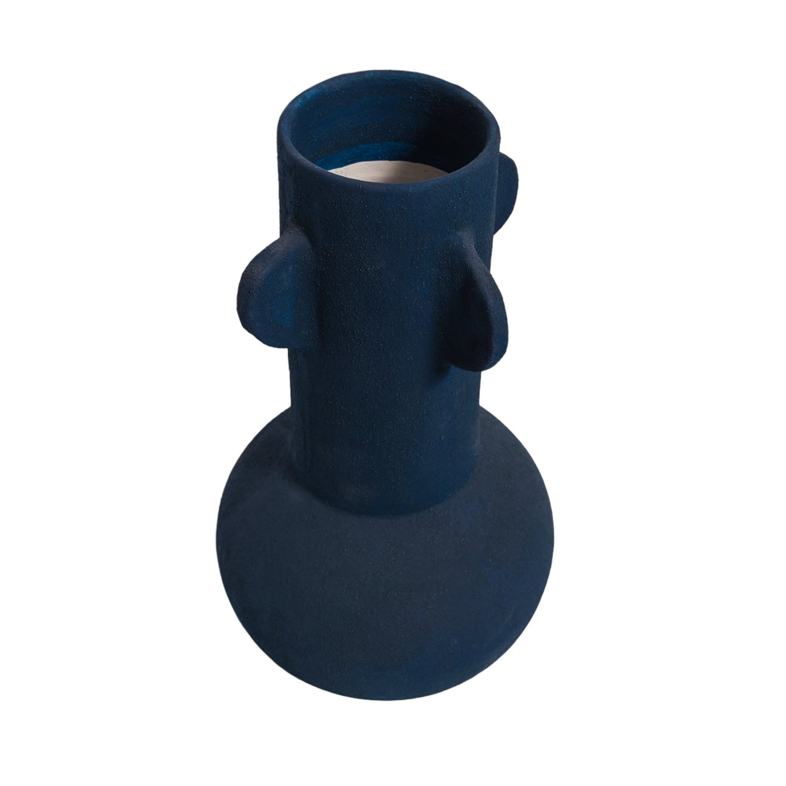 Modern Handcrafted Terracotta Cylinder Vase - 4