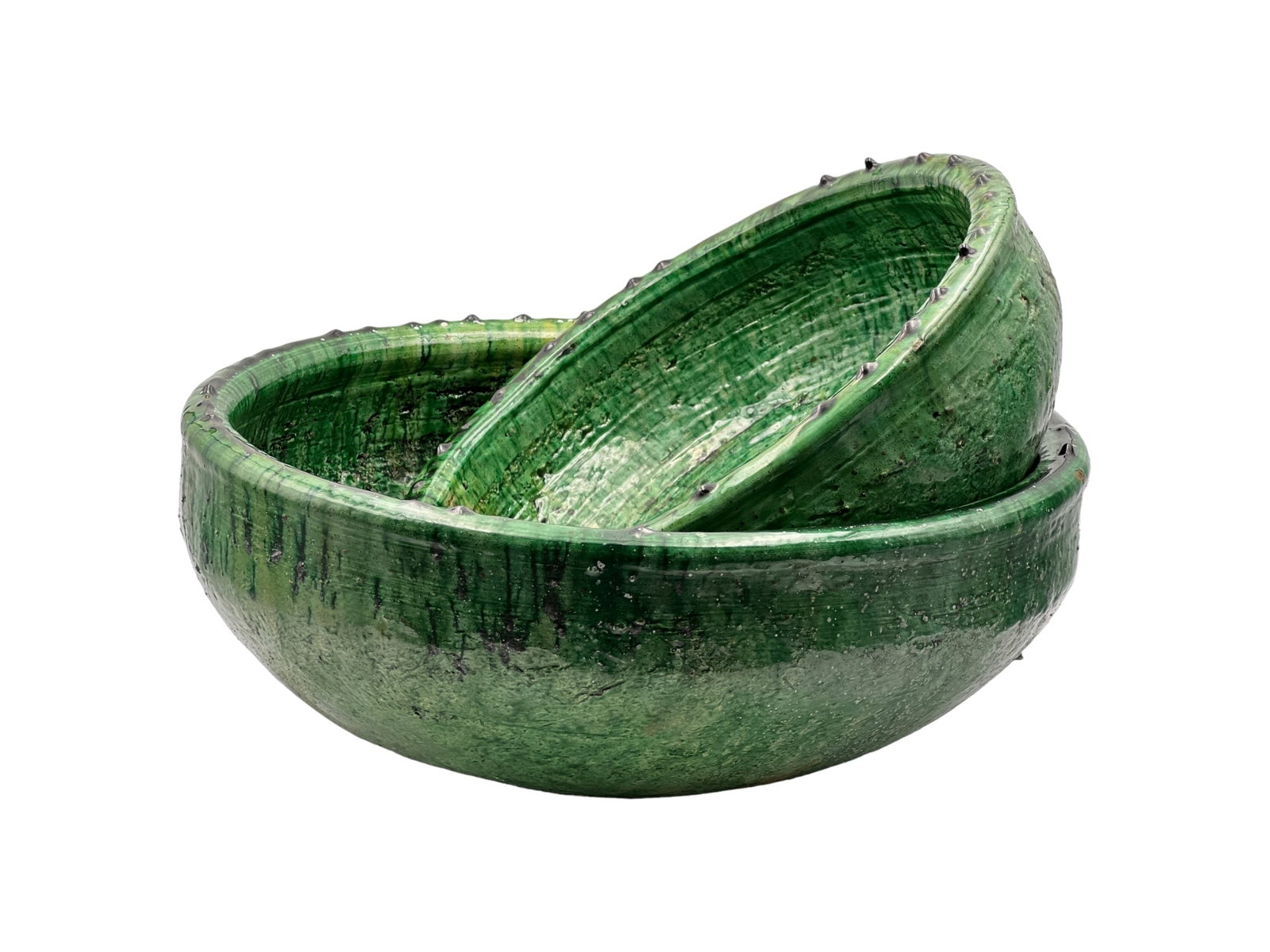 Handcrafted Tamegroute Pottery Bowl – Organic Clay and Natural Glaze - 2