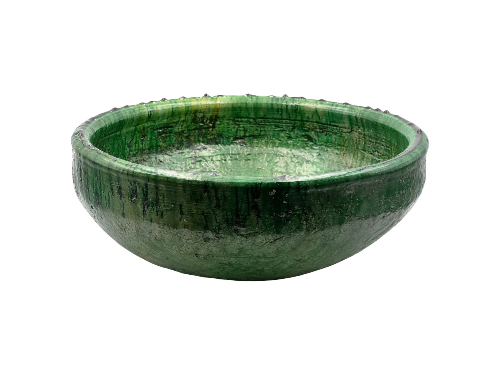 Handcrafted Tamegroute Pottery Bowl – Organic Clay and Natural Glaze - 3