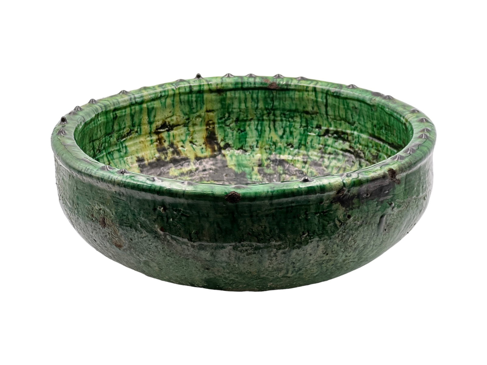 Handcrafted Tamegroute Pottery Bowl – Organic Clay and Natural Glaze - 5