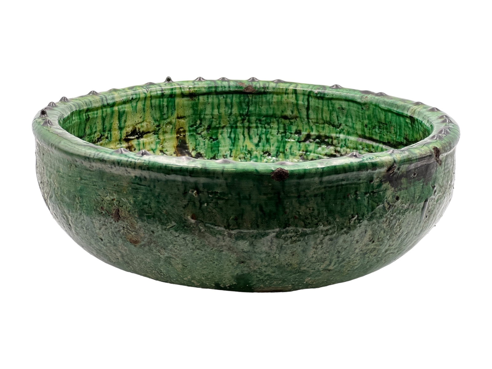 Handcrafted Tamegroute Pottery Bowl – Organic Clay and Natural Glaze - 6