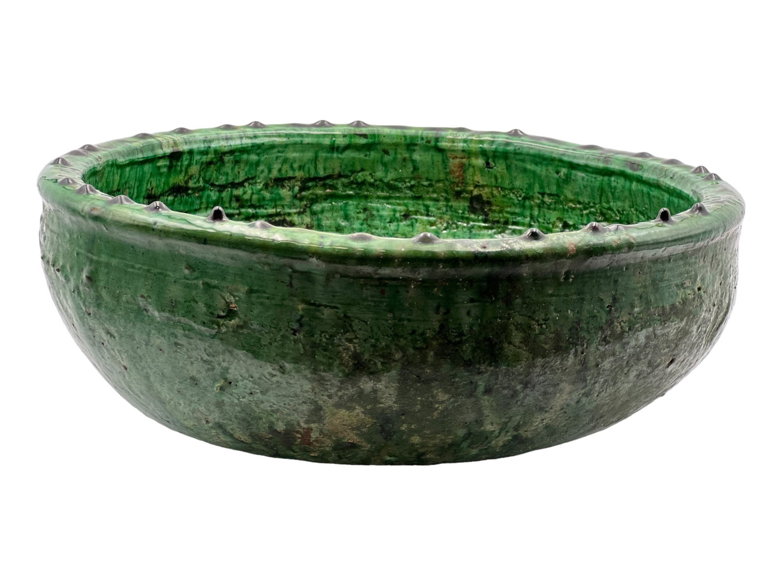 Handcrafted Tamegroute Pottery Bowl – Organic Clay and Natural Glaze - 7
