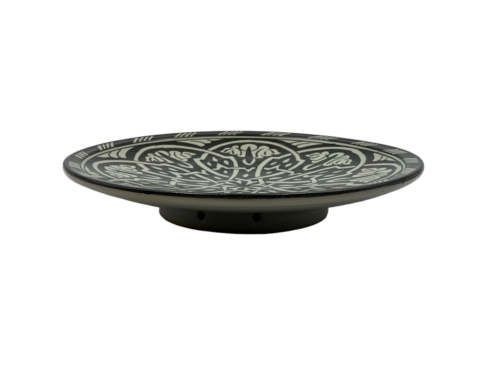 Handcrafted Clay Pottery Plate – Natural Pigments - 3