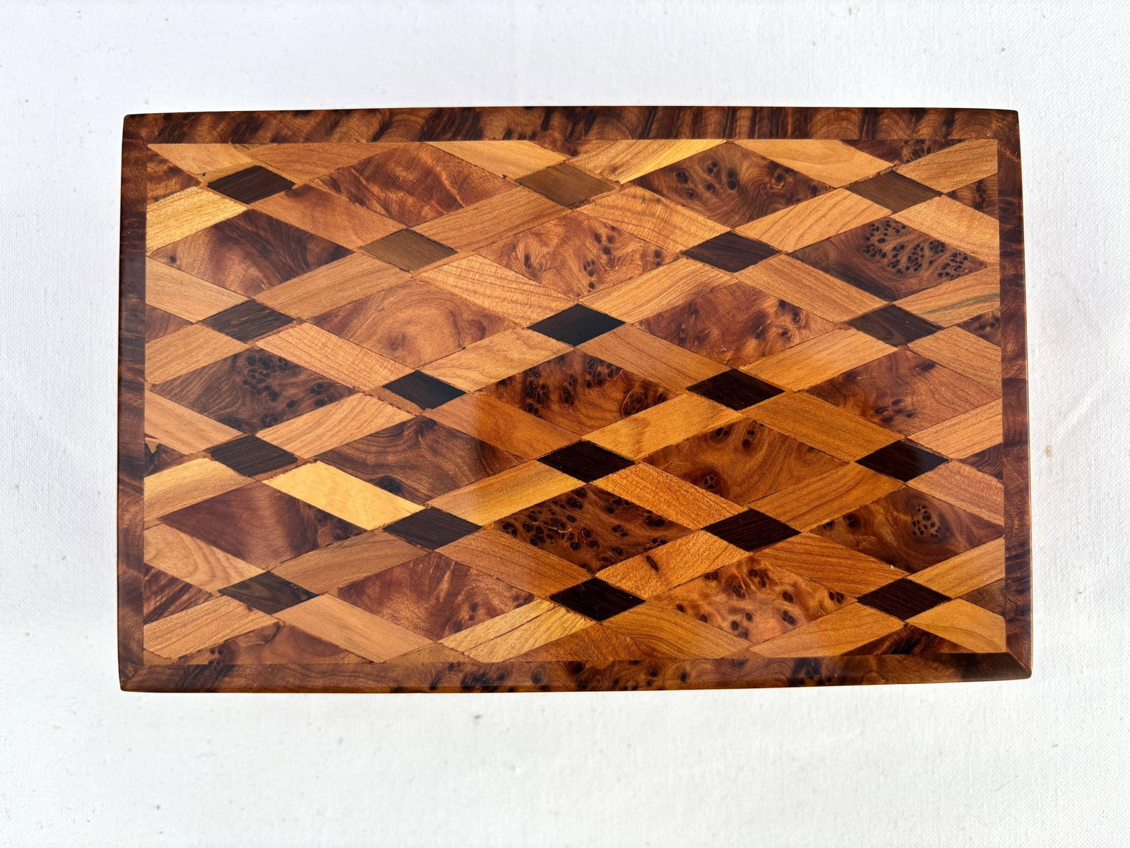 Thuya Burl Wood Jewelry Box – 8 × 5" - 3