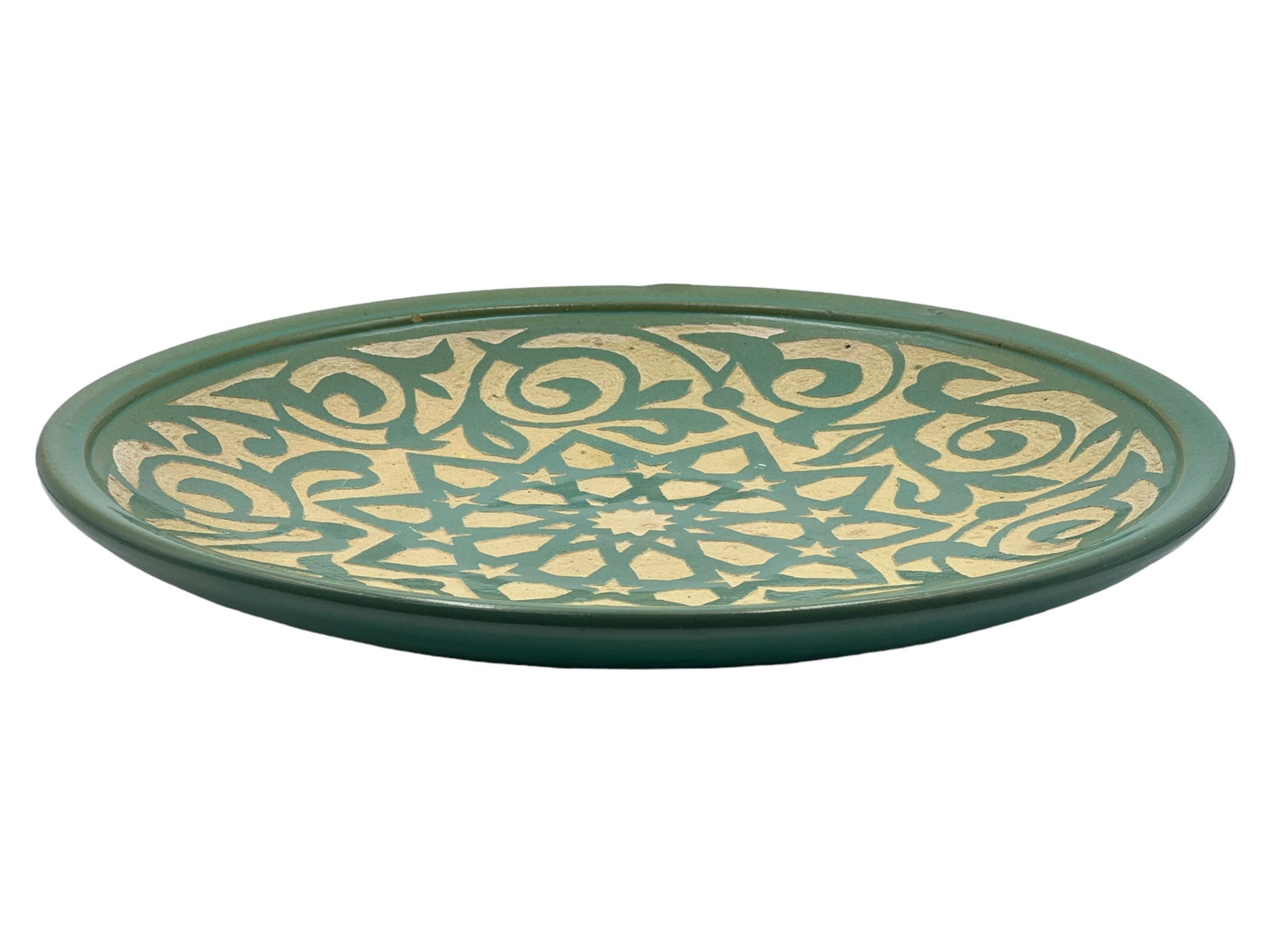 Handcrafted Mint Clay Pottery Plates – Natural Pigments - 2