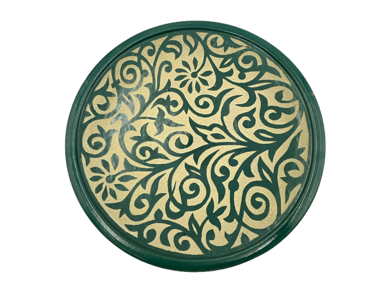 Handcrafted Mint Clay Pottery Plates – Natural Pigments - 3