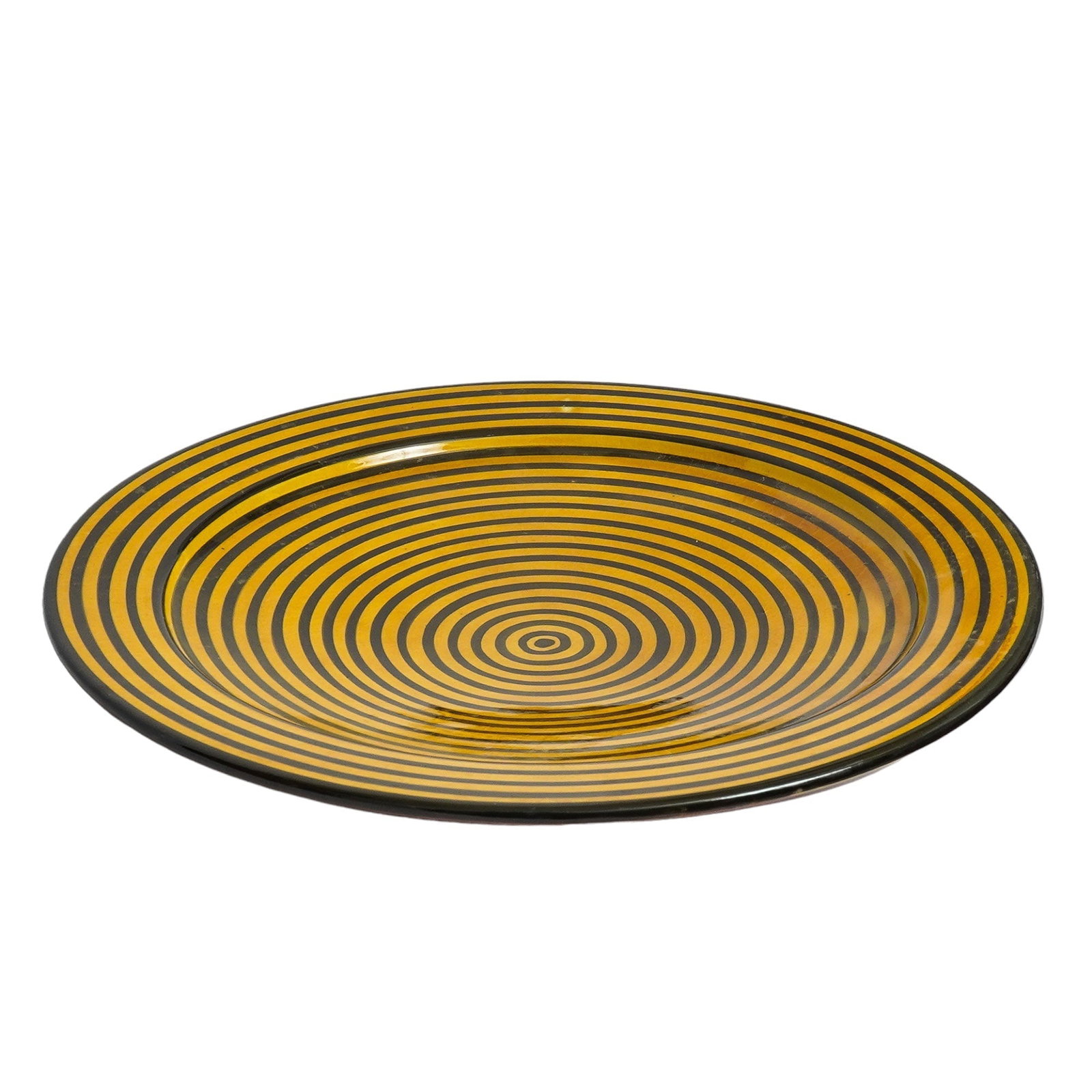 Vintage Handcrafted Clay Pottery Plate – Natural Pigments - 3