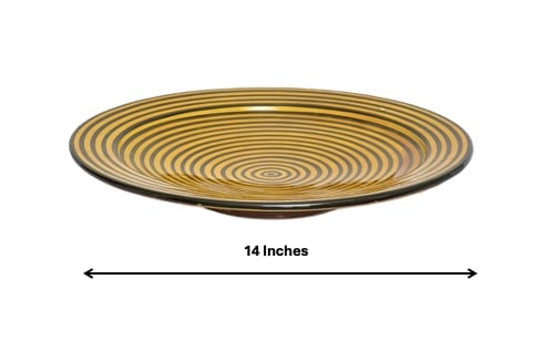 Vintage Handcrafted Clay Pottery Plate – Natural Pigments - 4