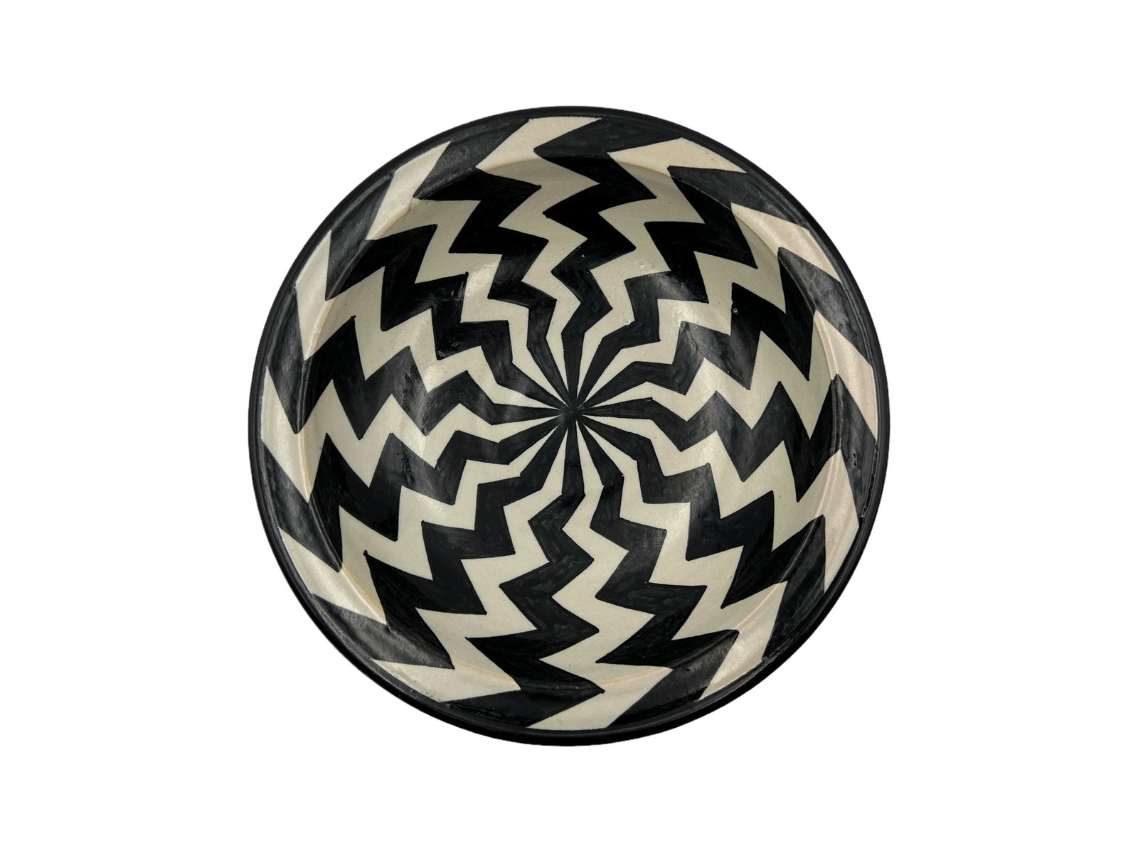 Handcrafted Clay Pottery Plate – Natural Pigments - 6