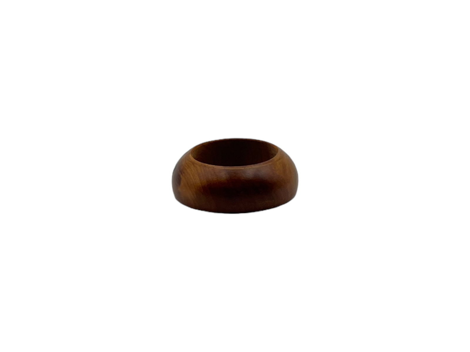 Handcrafted Thuya Wood Decorative Egg with Stand - 8