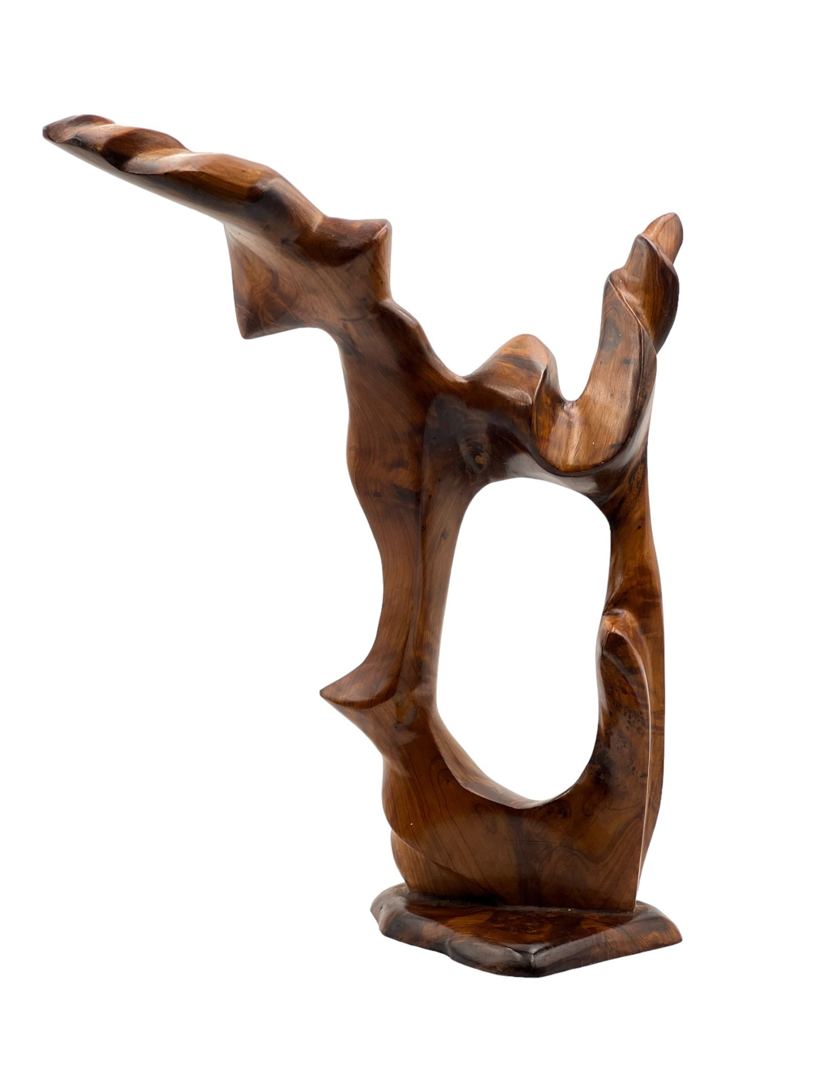 Handcrafted Thuya Wood Decorative Sculpture - 2