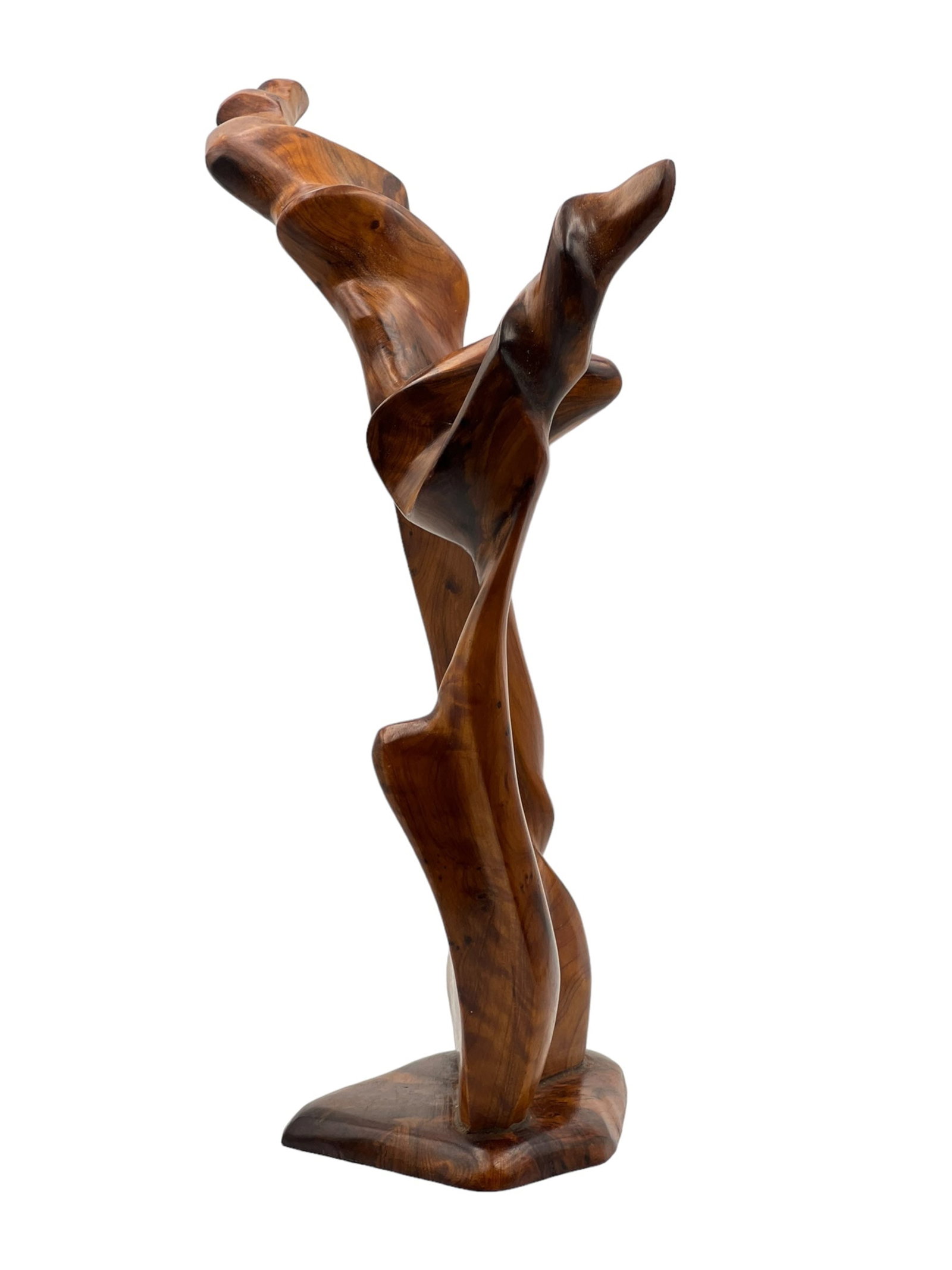 Handcrafted Thuya Wood Decorative Sculpture - 3