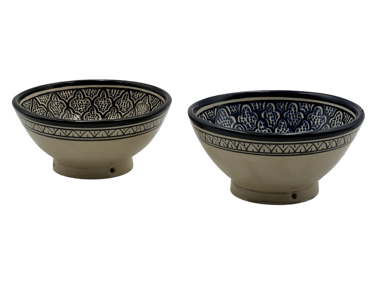 Vintage Handcrafted Clay Pottery Bowl – Natural Pigments - 10