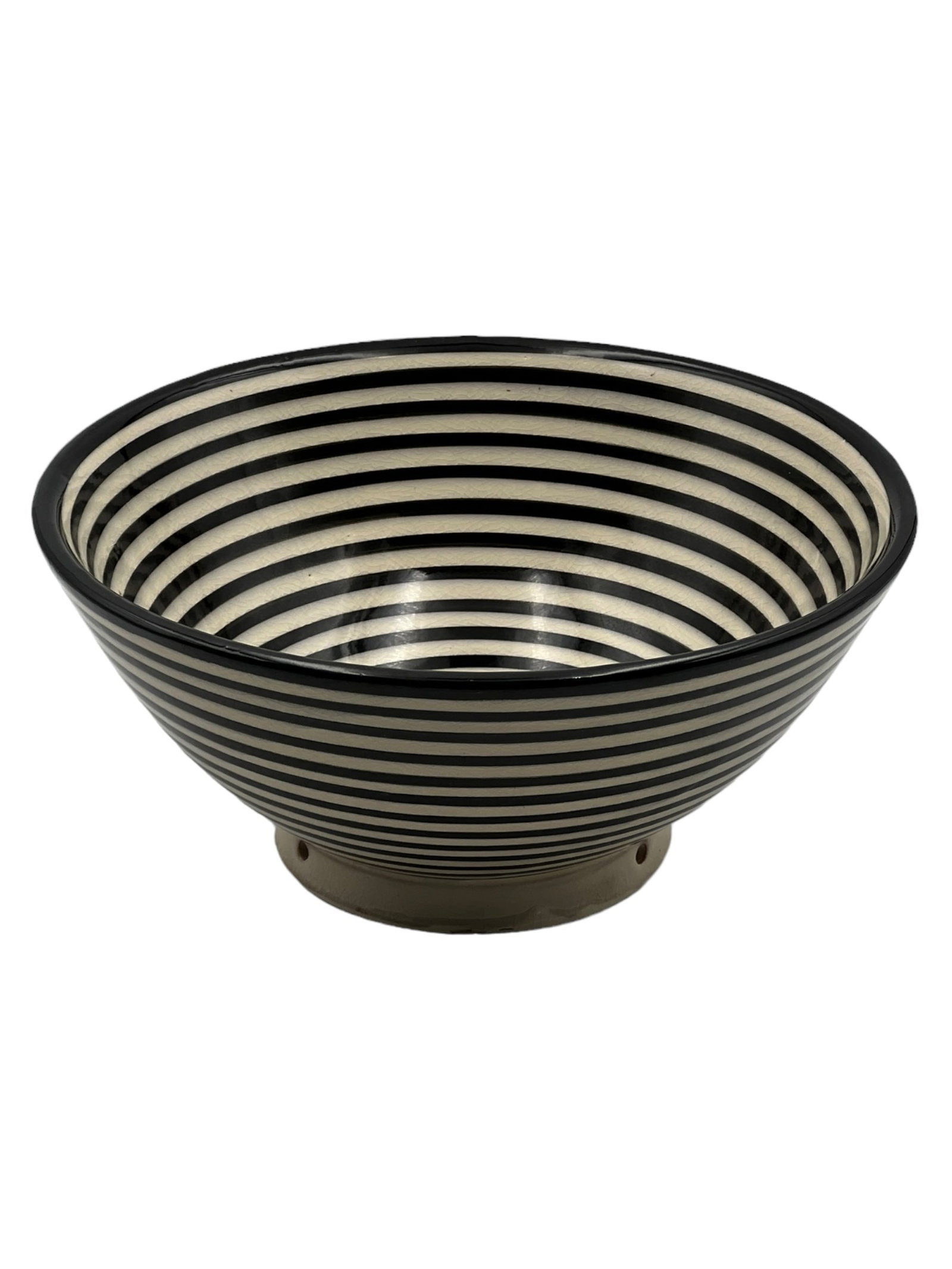 Vintage Handcrafted Clay Pottery Bowl – Natural Pigments - 2