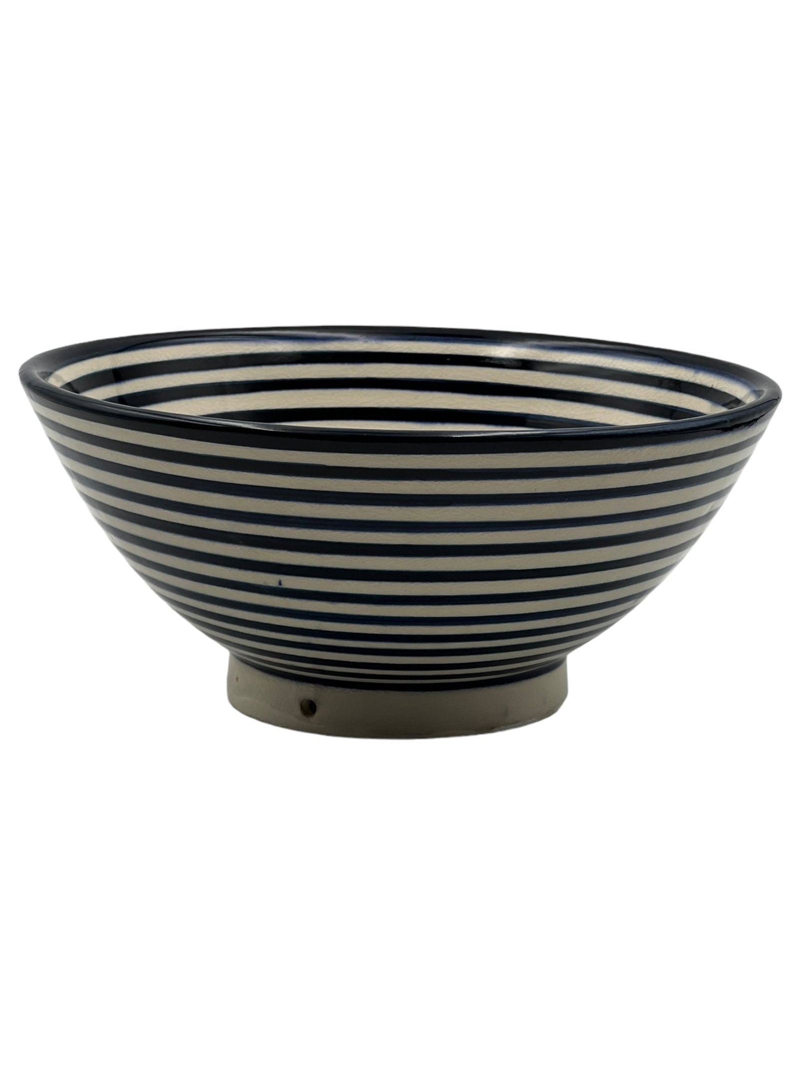 Vintage Handcrafted Clay Pottery Bowl – Natural Pigments - 6