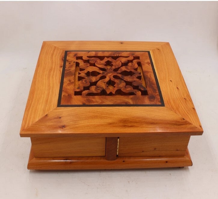 Puzzle Thuya Burl Wood Jewelry Box - 5