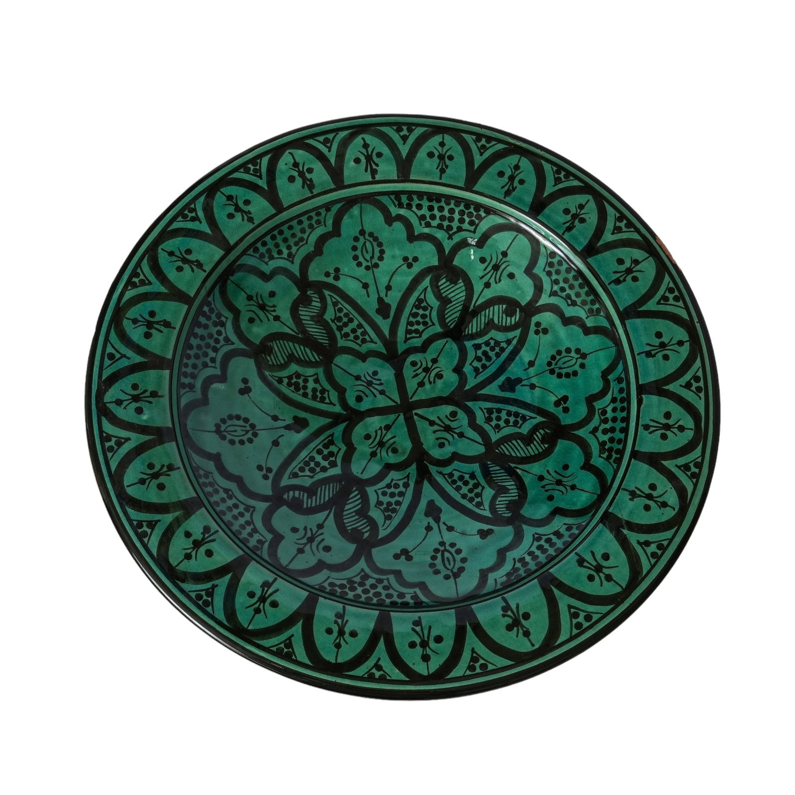 Vintage Glazed Handcrafted Clay Pottery Plate – Natural Pigments: vintage Glazed Warda Plate Handcrafted Clay Pottery – Natural Pigments and Traditional Craftsmanship is a carefully crafted piece combining practical function with a distinctive, timeless design.