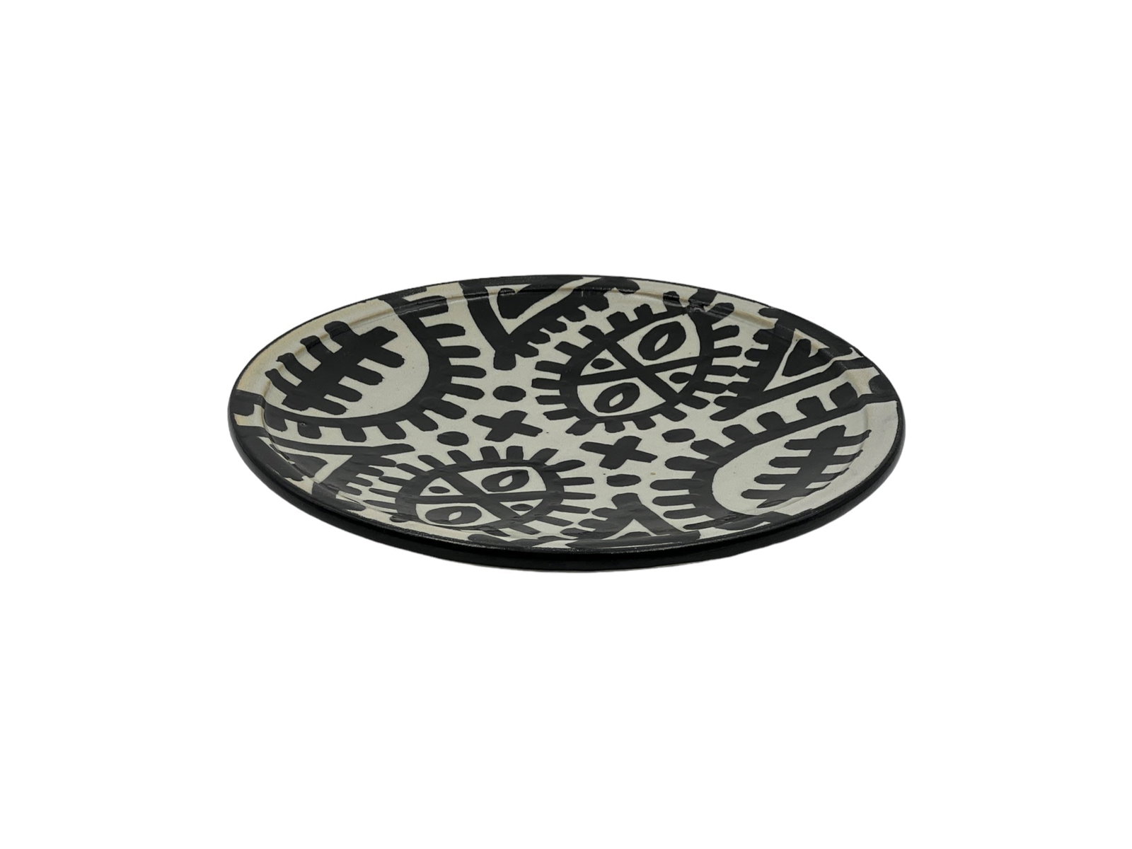 Handcrafted Clay Pottery Plate – Natural Pigments - 2