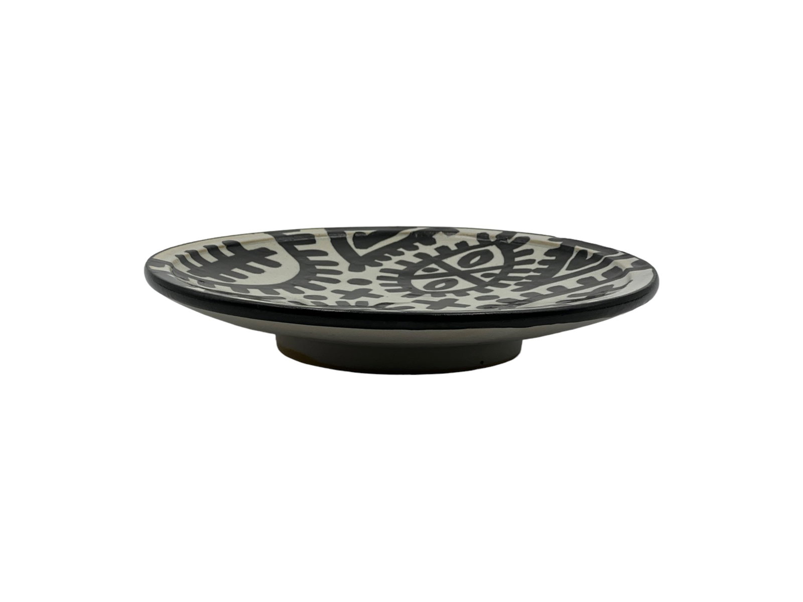 Handcrafted Clay Pottery Plate – Natural Pigments - 3