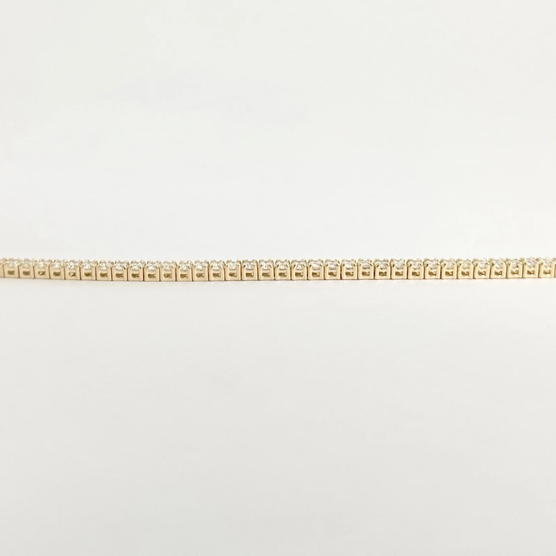 Round Diamond Tennis Bracelet 14K Yellow Gold, 7 Inches, 2.75 CTW - 6