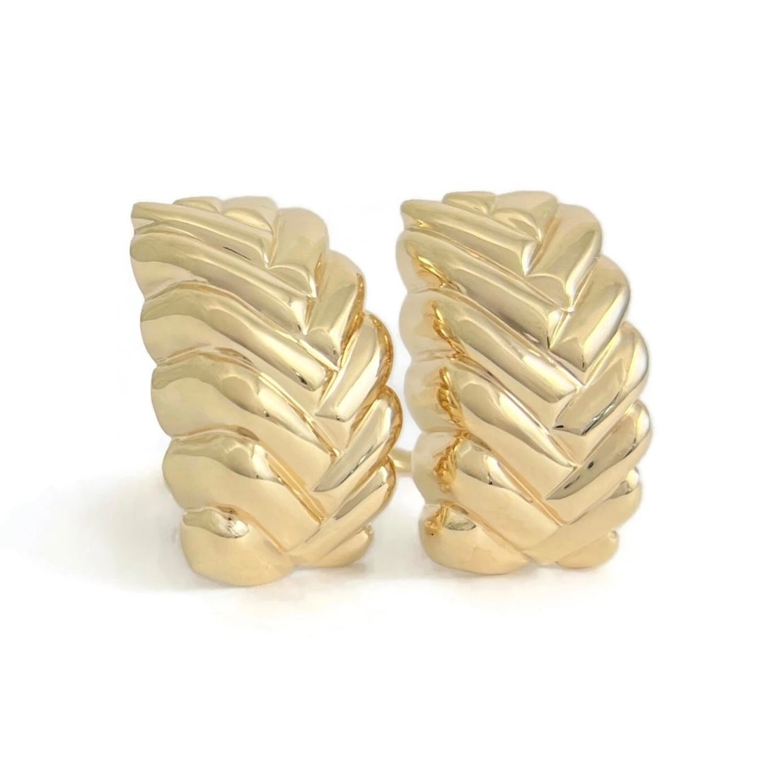 Woven Braided Puff Drop Earrings 14K Yellow Gold, 1.1 Inch, 10.70 Grams: Title: Woven Braided Puff Drop Earrings 14K Yellow Gold, 1.1 Inch, 10.70 Grams Description: Woven Braided Puff Drop Earrings 14K Yellow Gold, 1.1 Inch, 10.70 Grams These are beautiful earrings!