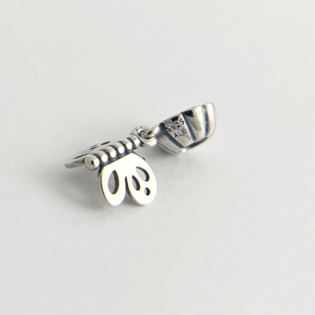 Pandora Retired Friends Forever Butterfly Charm Sterling Silver, 2.56 Grams - 7