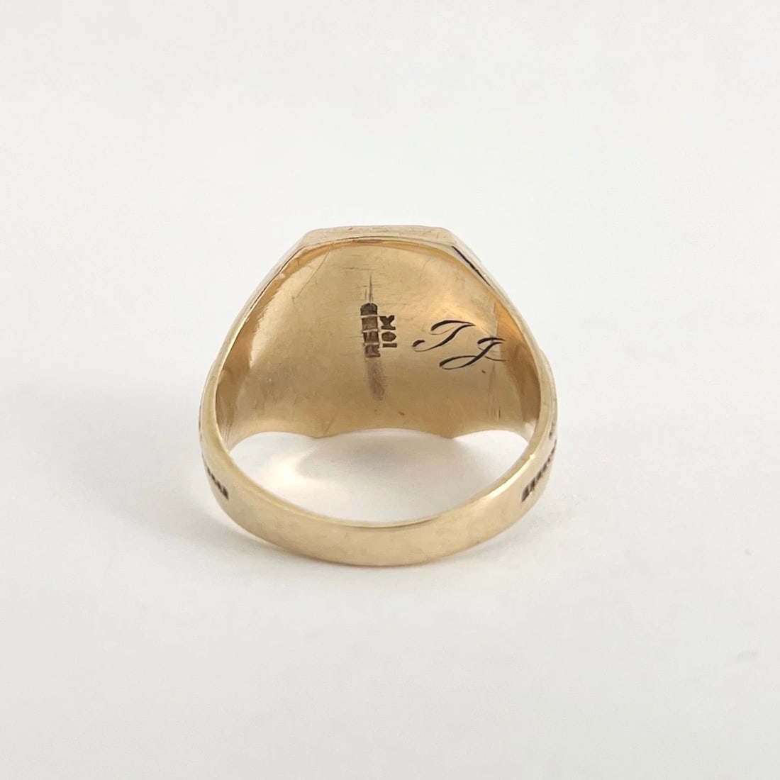 Vintage 1956 EDHS Class Ring 10K Yellow Gold, 7.54 Grams - 6