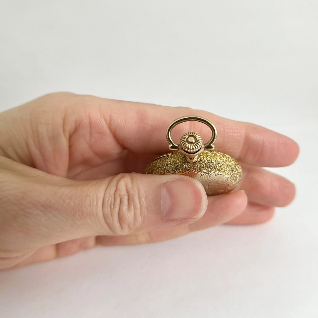 Antique Waltham Ornate Pocket Watch 14K Yellow Gold, 1900-1910, 35 mm, 38.8 Gram - 3