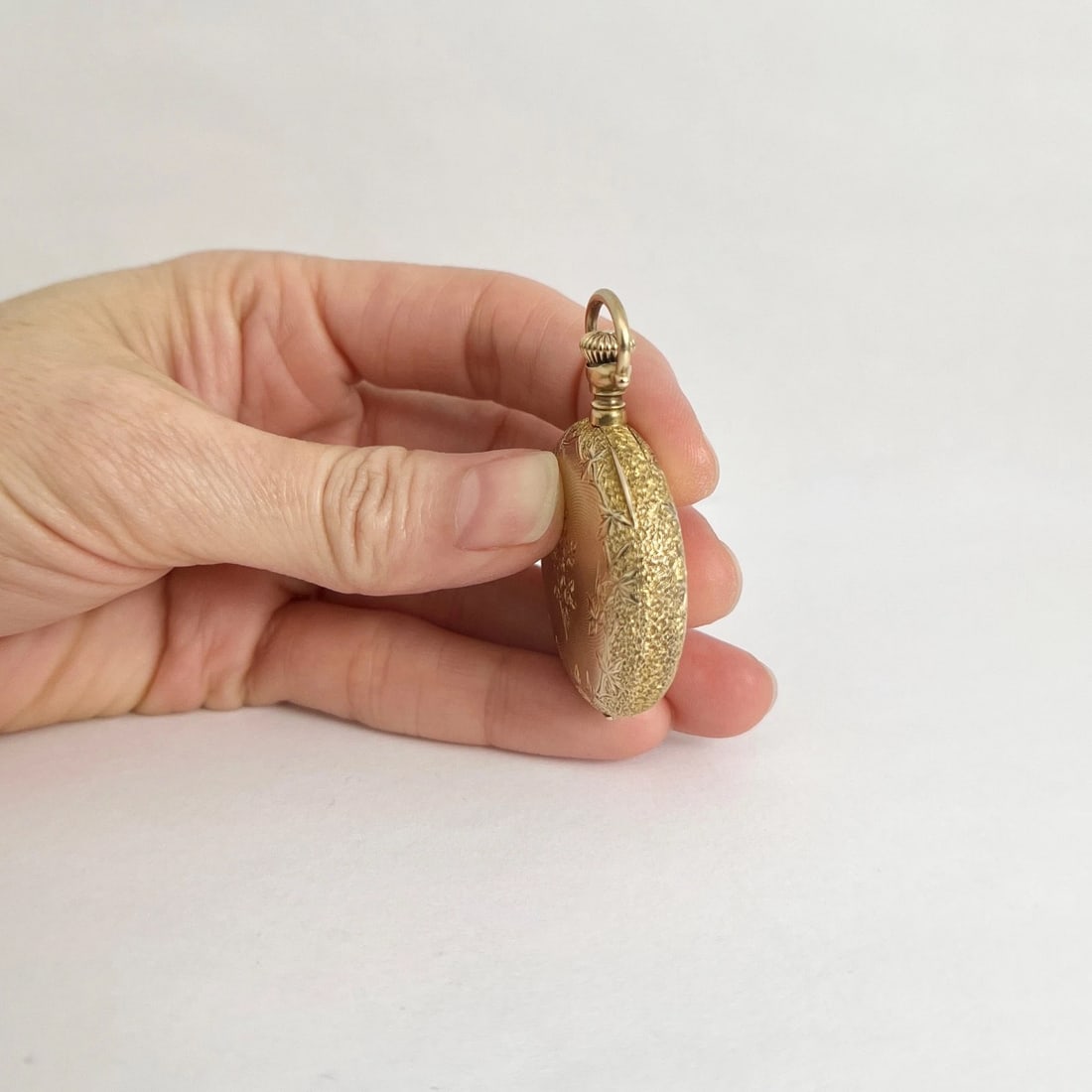 Antique Waltham Ornate Pocket Watch 14K Yellow Gold, 1900-1910, 35 mm, 38.8 Gram - 7