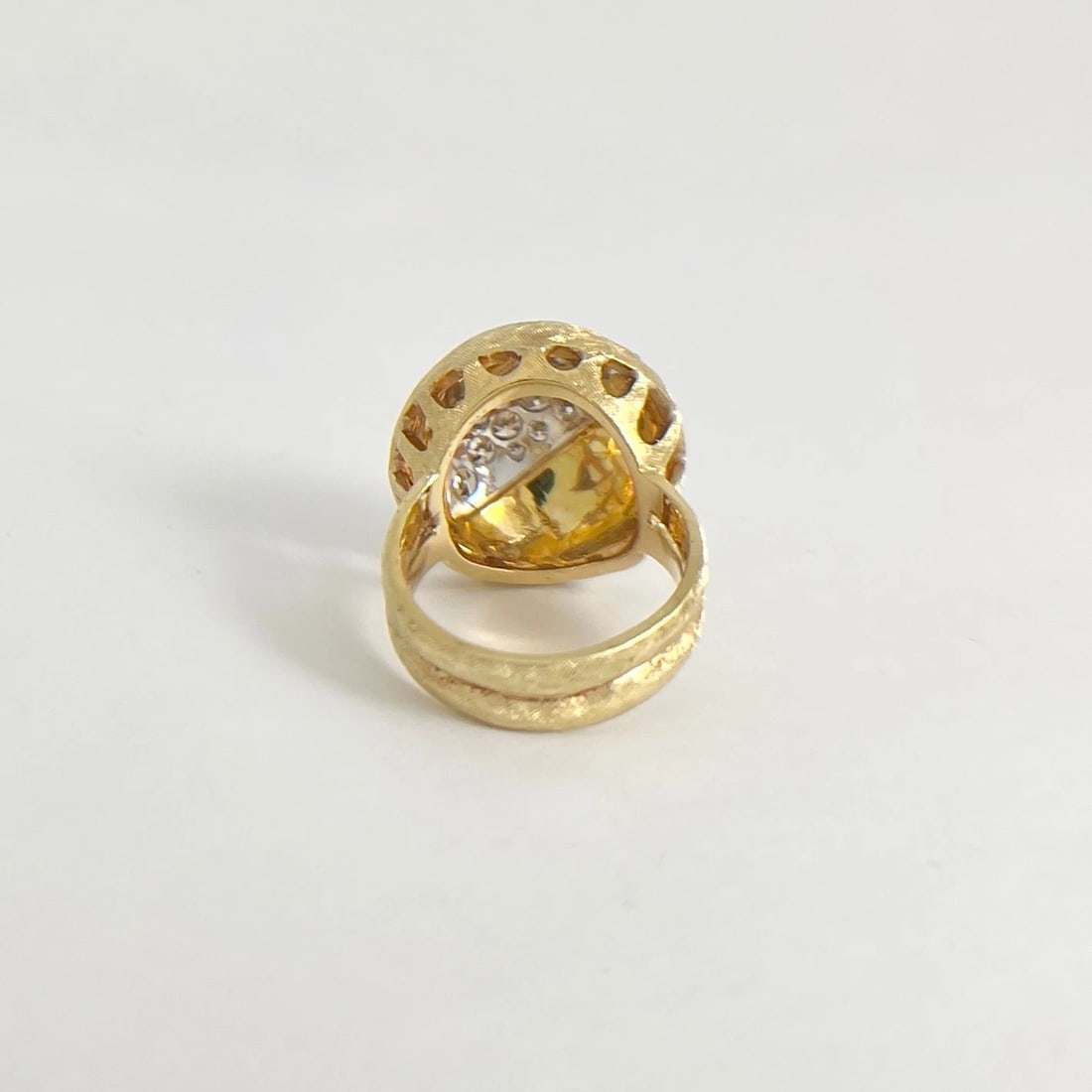 Vintage 1960's Diamond Dome Cocktail Ring 18K Yellow Gold, .40 CTW, 14.27 Grams - 7