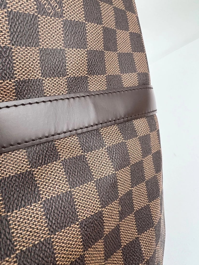 Louis Vuitton Keepall 50 Damier Ebene Canvas Duffle Bag - 5