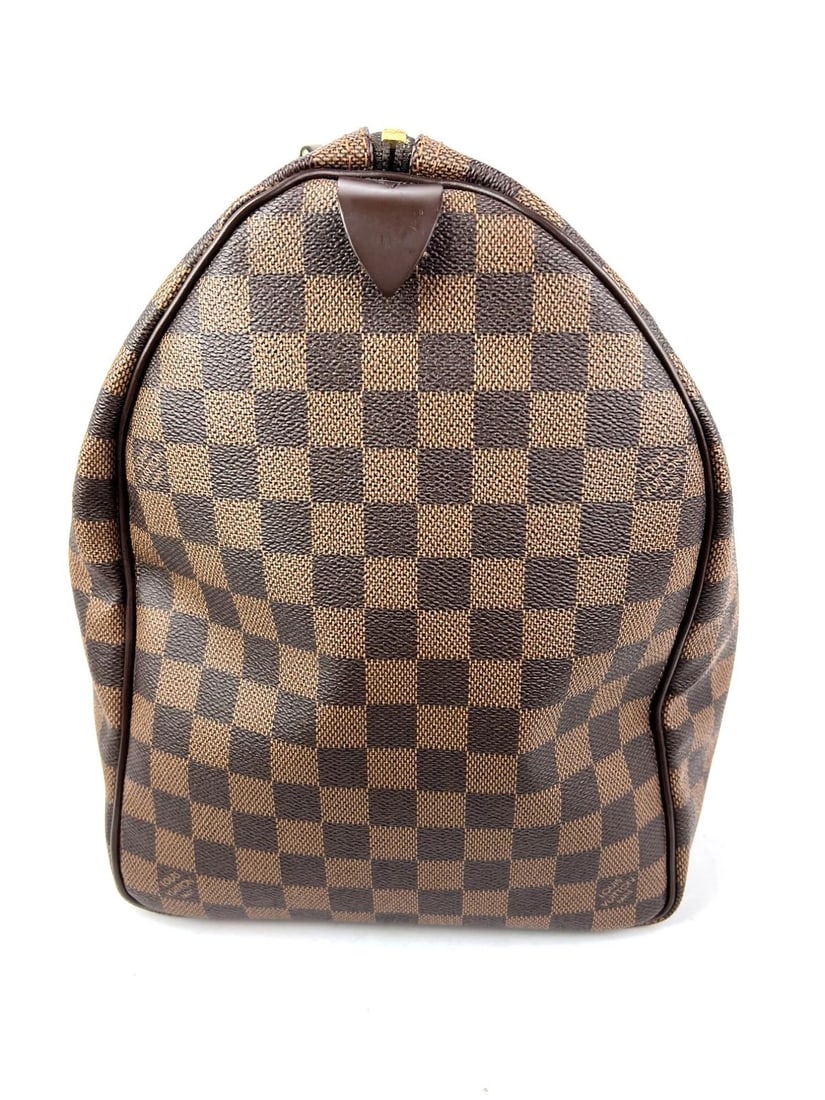 Louis Vuitton Keepall 50 Damier Ebene Canvas Duffle Bag - 6