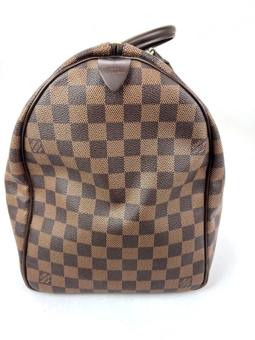 Louis Vuitton Keepall 50 Damier Ebene Canvas Duffle Bag - 9