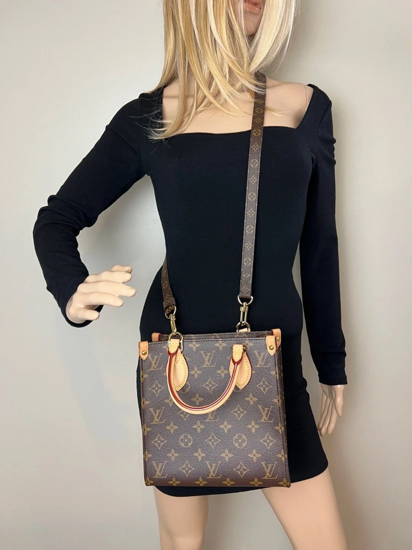 Louis Vuitton Sac Plat BB Monogram Tote Bag - 12