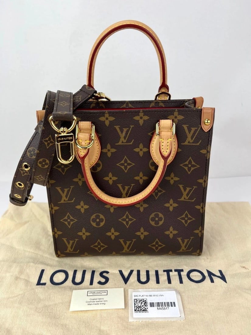 Louis Vuitton Sac Plat BB Monogram Tote Bag - 2