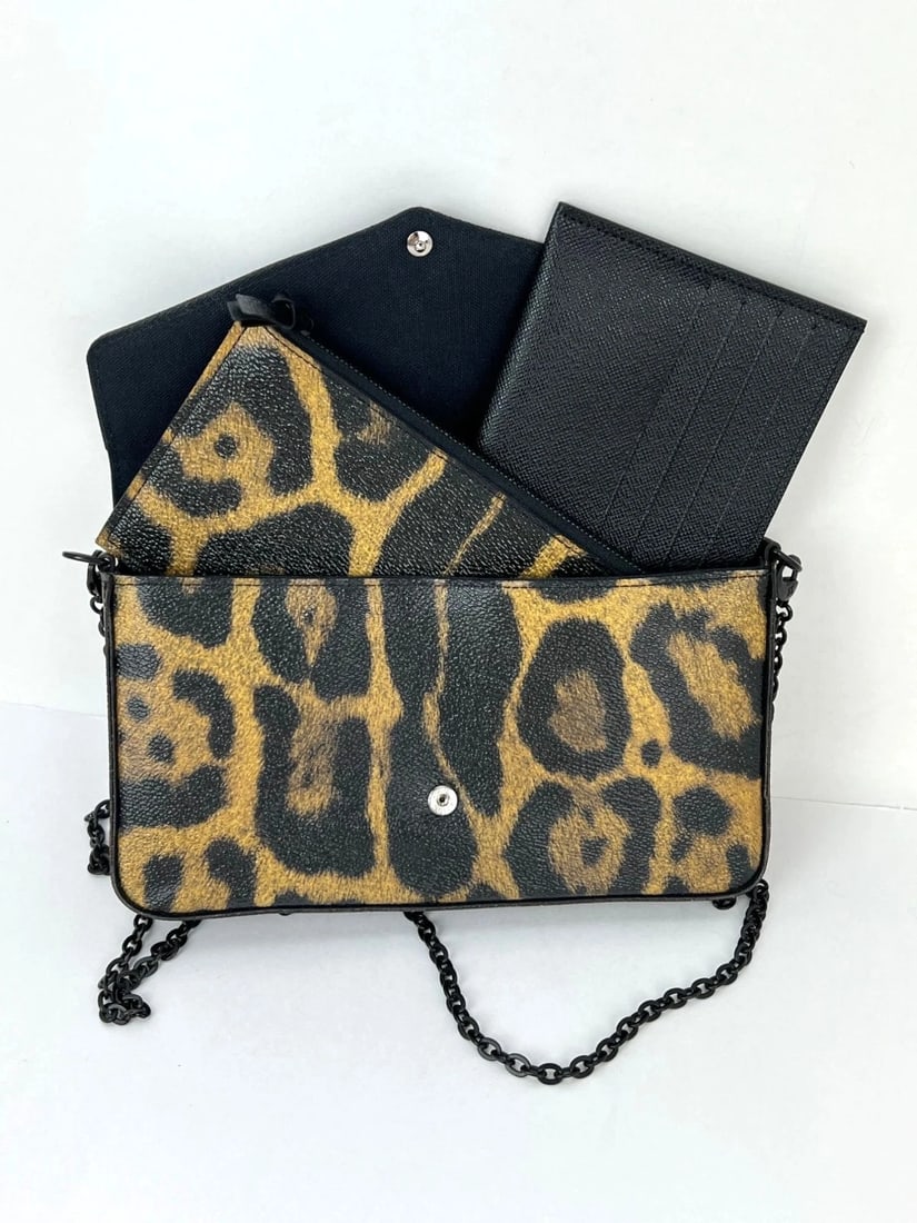 Louis Vuitton Leopard Felicie Pochette Crossbody Bag - 2