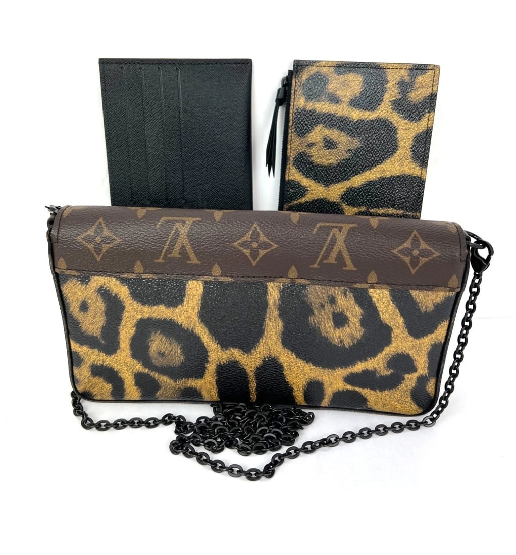 Louis Vuitton Leopard Felicie Pochette Crossbody Bag - 3