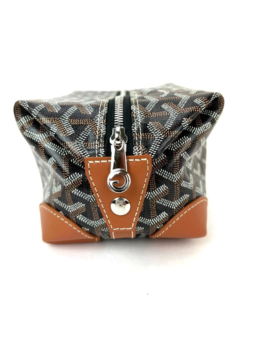 Goyard Goyardine Boeing 25 Trousse De Toilette Black Case - 11