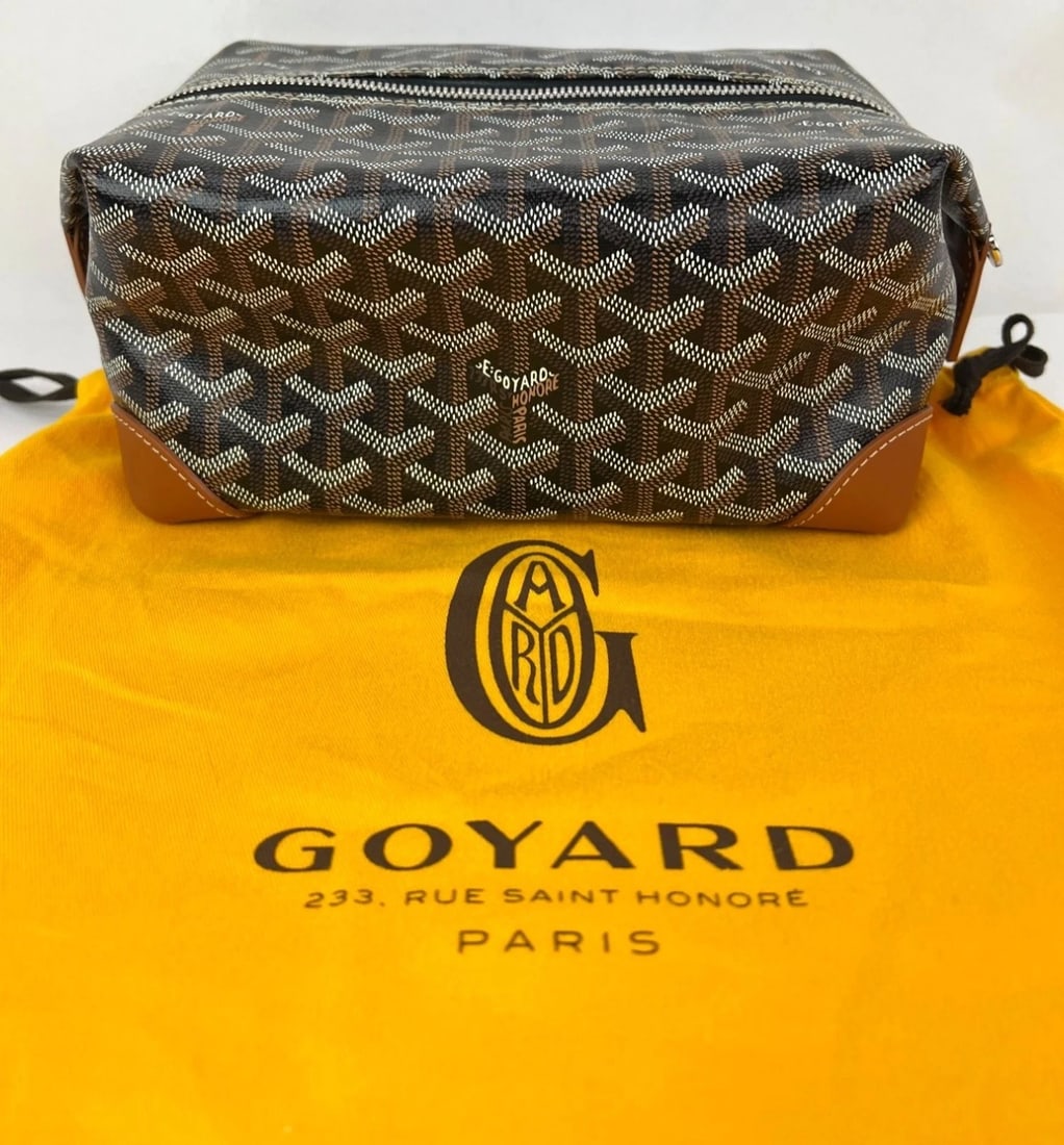 Goyard Goyardine Boeing 25 Trousse De Toilette Black Case - 2