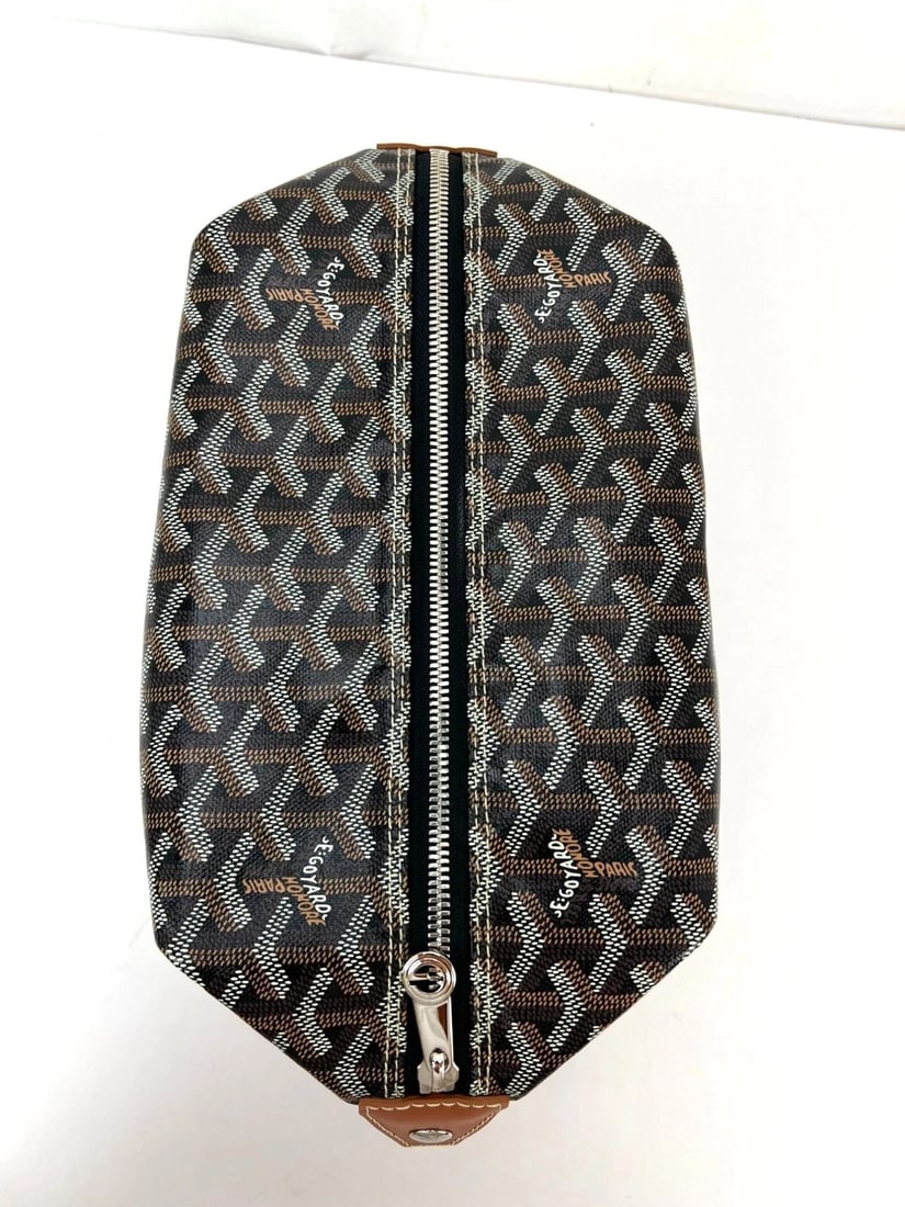 Goyard Goyardine Boeing 25 Trousse De Toilette Black Case - 9