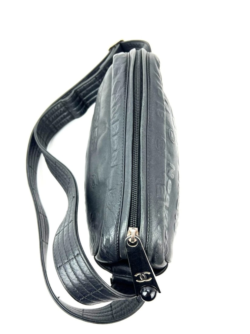 Chanel Unlimited Camera Black Lambskin Vintage Shoulder Bag - 10