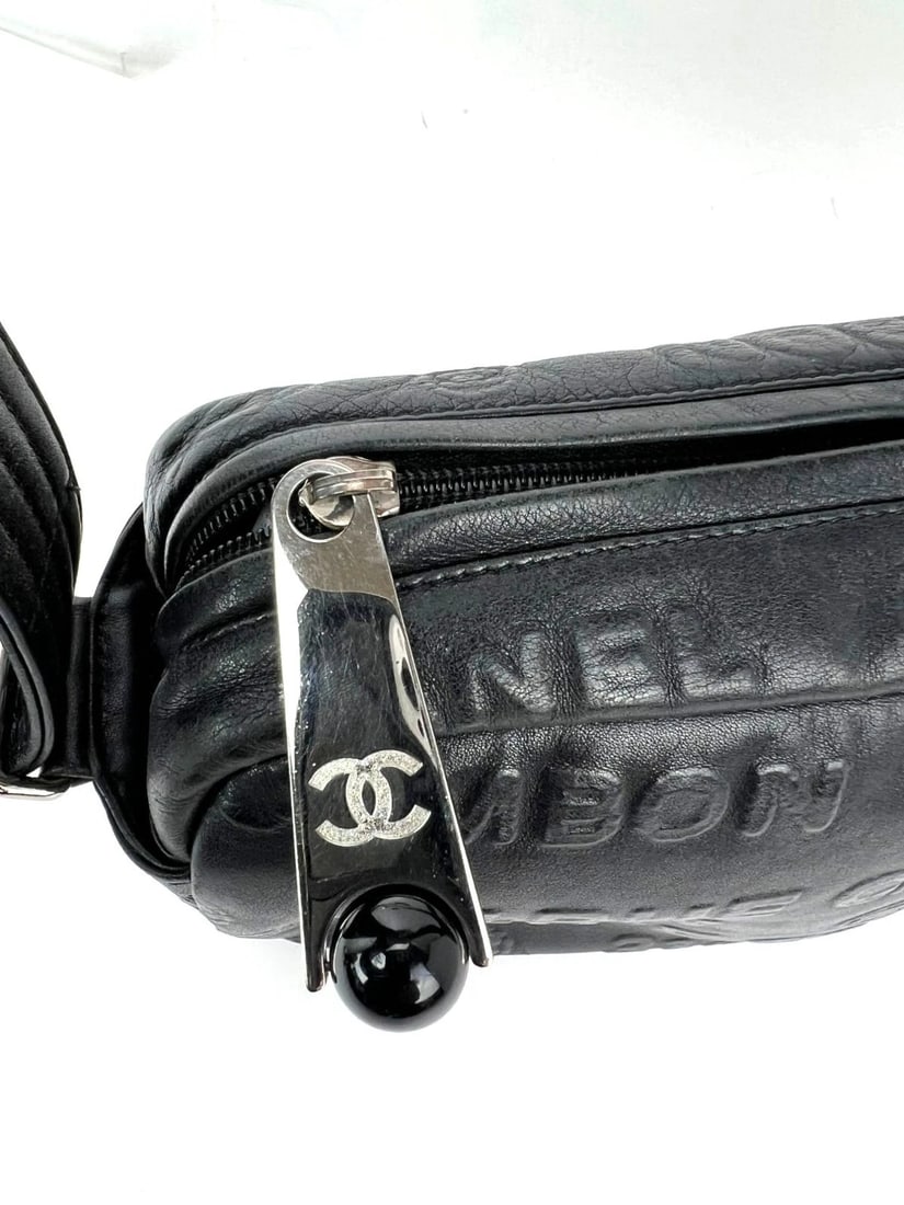 Chanel Unlimited Camera Black Lambskin Vintage Shoulder Bag - 12