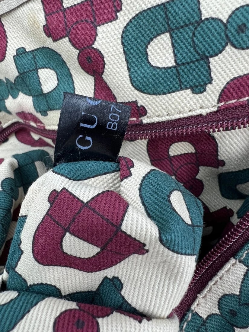 Gucci Guccissima Large Princy White Leather Tote Bag - 7