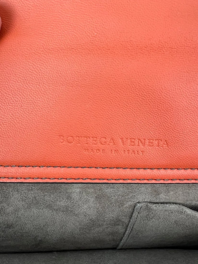 Bottega Veneta Nappa Intrecciato Chain Accordion Maple Shoulder Bag - 7
