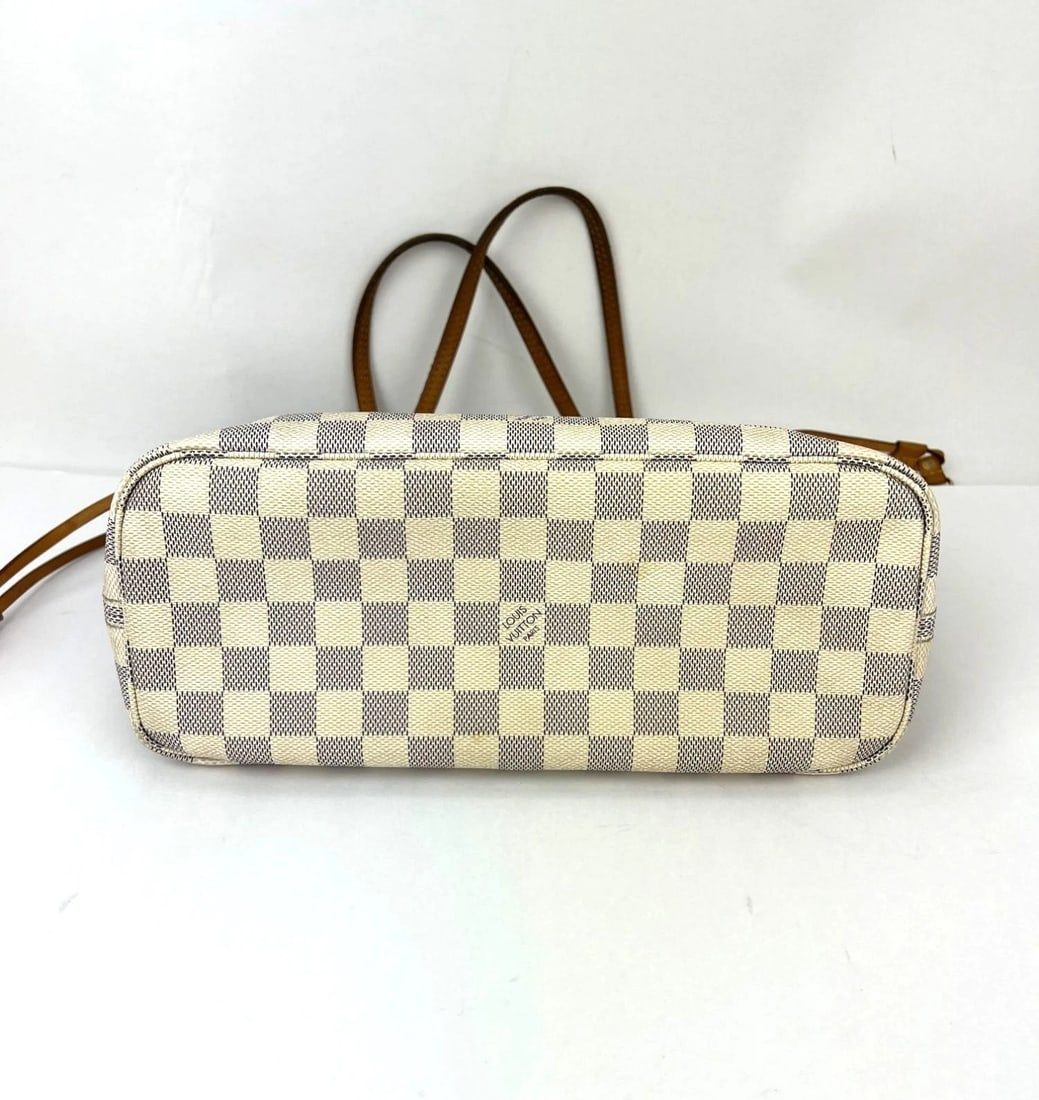 Louis Vuitton Neverfull PM Damier Azur Tote Bag - 3